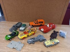 Lot de 8 épaves DALIA, DINKY TOYS, CORGI, SOLIDO + pièces détachées  1:43