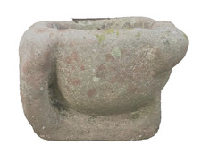 Mortier sur socle en pierre