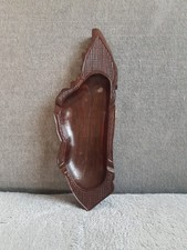 Cendrier sculpté bois de
