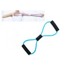 Elastique Bleu de Résistance avec Poignées Sport Fitness Etirement Extenseur