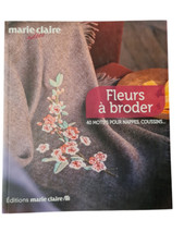 fleurs a broder 40 motifs pour nappes,coussins.... comme neuf