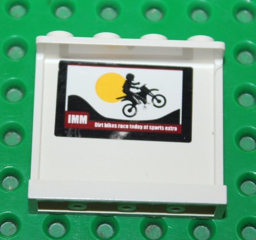 Lego white panel ref - white,