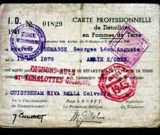 OUISTREHAM (14) POMMES DE TERRE ,OIGNON ,AIL ,ECHALOTTE / Carte Commerce en 1943