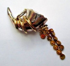 Superbe broche corne