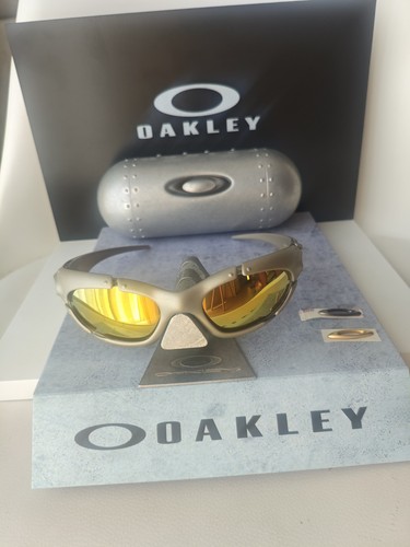 Oakley plate platinium 24k - oakley,