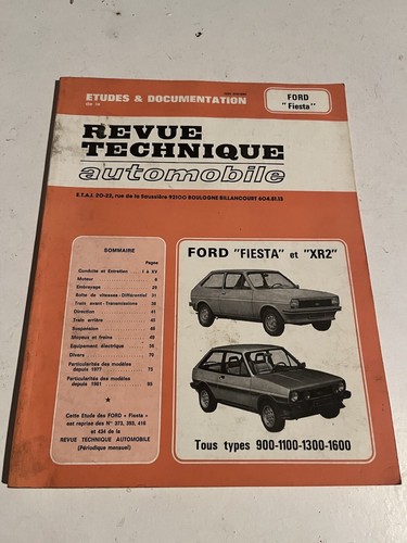 Revue technique automobile rta - automobile,