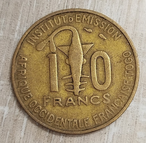 Pièce francs cfa 1957 - pièce, de