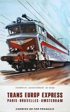 Affiche Poster Train SNCF