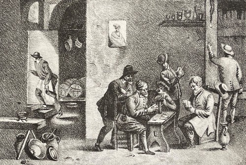 Les joueurs cartes - de,