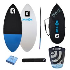 Circle One 137cm Eps Core Skimboard Paquet - Inclus Sac, Grip Patins & Cire