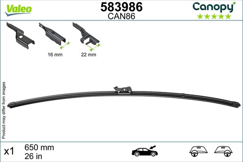 Valeo 583986 essuie glace lame - 583986,