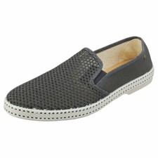 RIVIERAS Mocassins espadrilles gris ajouré semelle cuir Taille 43