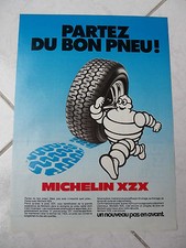 Publicité Michelin XZX pneu 1979 advert presse coupure publicitaire