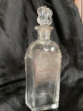 Flacon ancien Baccarat estampille parfum, à identifier, bouchon abelle, rare !