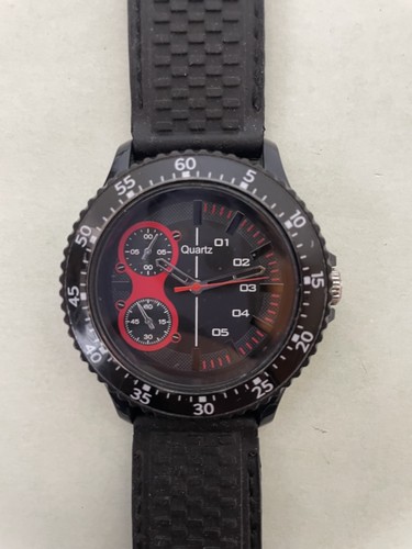 Montre quartz noire et - quartz,