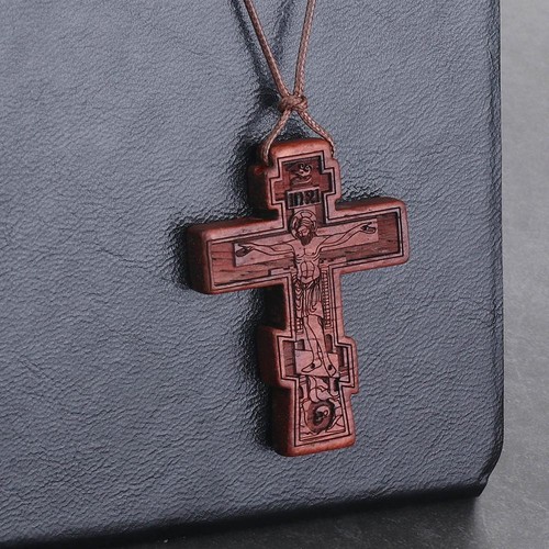 Collier pendentif croix - , en