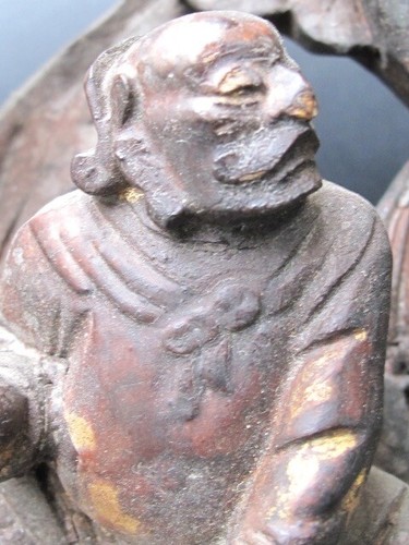 Antique panneau bois - en,