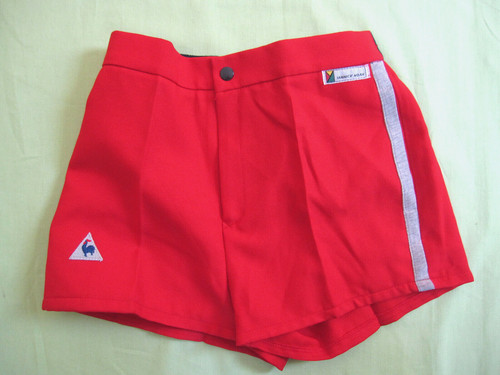 Short coq sportif rouge - short, le