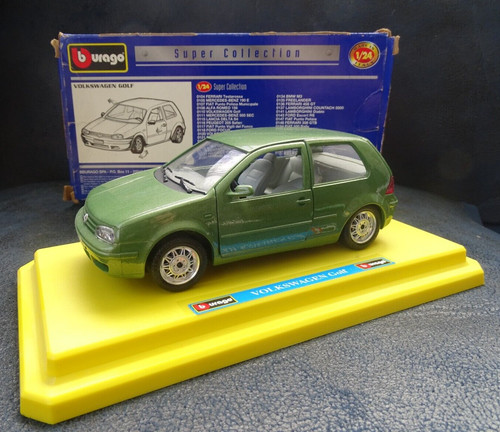 Burago volkswagen golf verte - burago,