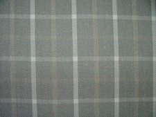 Coussin rideau tissu tartan - tissu,