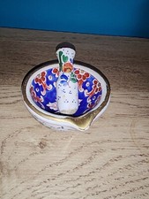 rare petit Mortier Pilon faïence CLAMECY  Colas décors floral  bon état signé