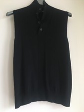 Devred Pull Sans Manches Noir Taille M 100% Coton