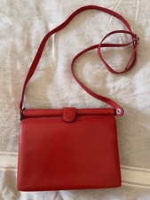 sac à main  cuir rouge La