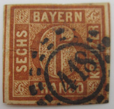 TIMBRE BAVIERE ( ALLEMAGNE )