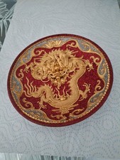 Assiette En Céramique Asiatique Decor DRAGON