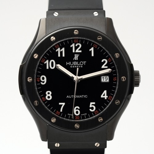 Montre noire pour homme - , hublot