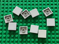 10 x LEGO MdStone Light Bluish