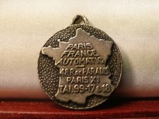 Medaille publicitaire 31mm ville de Paris jeux flipper automatic