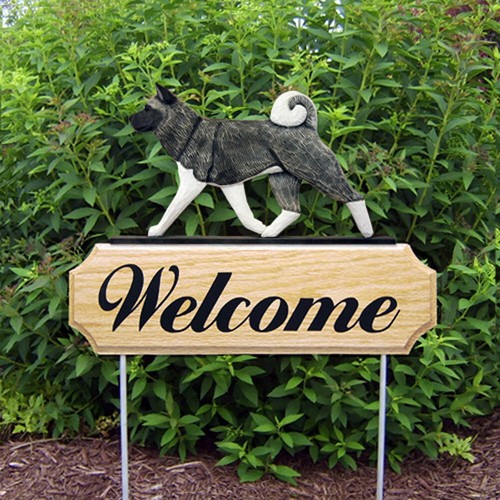 Panneau bienvenue bois - de, en