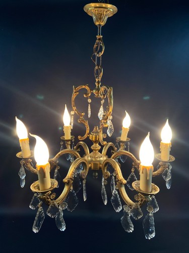 Grand lustre cage - , de