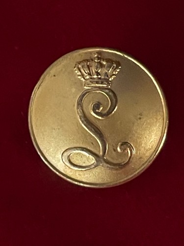 Rare bouton col monogramme - rare, de