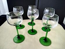 6 Verres à vin blanc d'Alsace