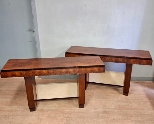 Console art deco noyer - art, en