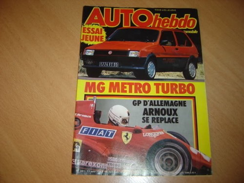 Auto hebdo 381 metro - auto,