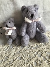 Lots De Deux Ours Miniature Poupée Ancienne Maison De Poupée Année 60/70