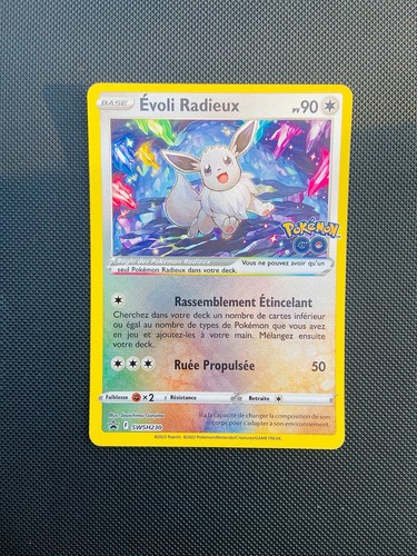 Carte pokémon évoli radieux - pokémon,