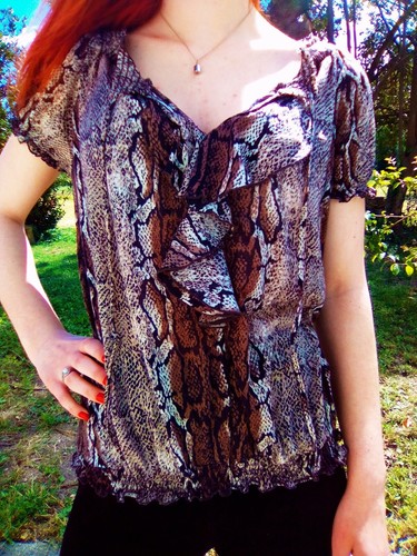 Blouse crèpe chemise - , haut
