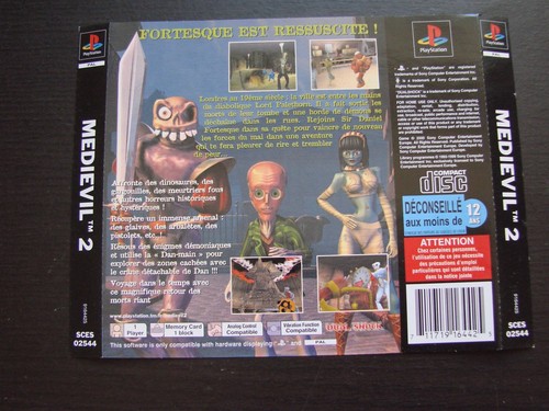 Medievil jaquette arriere - :,