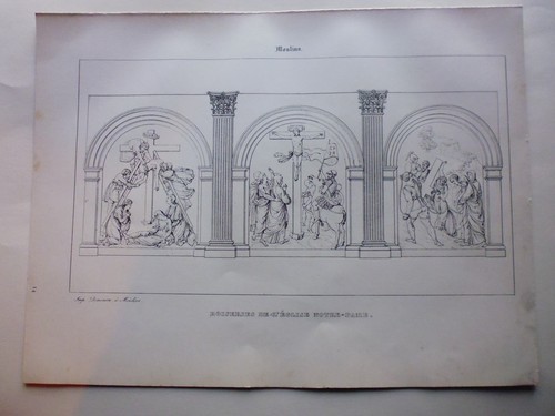 Gravure 1934 bourbonnais - gravure, le