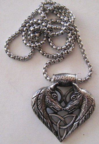 Pendentif acier inox tete - acier,