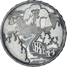 Suisse, Géant Gargantua, 20 Francs, 1996, Bern, SUP+, Argent, KM:76