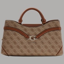 Guess Sac À Main Marron Avec