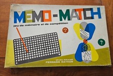 JEU DE SOCIETE MEMO-MATCH JEU COMPLET EN BEL ETAT