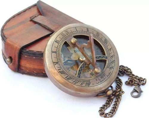 Ancienne boussole laiton - ancienne,