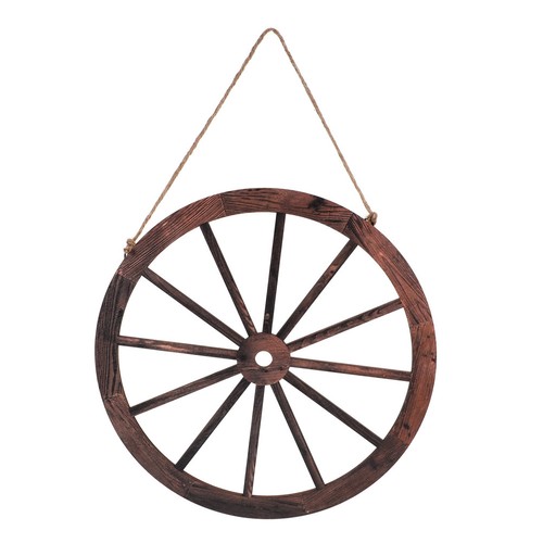 Roue chariot bois - chariot,
