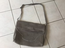 Sac cabas ZARA daim gris 